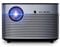 ChengBeautiful Mini Projector Home Projector 1350 Lumens 1080p LED DLP 3D Video Wifi Bluetooth Smart Theater Home Theater Projector (Color : Black, Size : 201x201x135mm)
