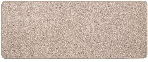 Primaflor Kurzflor Wohnzimmerteppich - Mumbai, Creme, 80x200 cm, Viele Größen und Farben, Moderner Teppich für Kinderzimmer, Arbeits- und Schlafzimmer, Fußbodenheizung geeigneter Teppichläufer