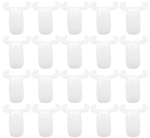 UERRY 200 Stück Künstliche Nägel Tips Nägel Ringe Nail Swatches Stick Künstliche Nagel Display Tips Geeignet für Nagelstudio, Nageltraining, auch zum persönlichen Sammeln von Nagellack geeignet