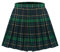 Maeau Jupe Plissée Courte à Carreaux Fille Ecoliere Mini Jupe Écossaise Elastique a la Taille Haute Tartan Kilt Ecossais Jupe Évasée École de Collège Patineuse Tennis Été Automne Vert 12-13 Ans