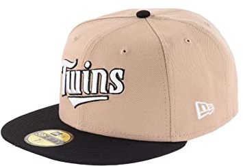 New Era Minnesota TwinsTwo Tone Camel Black MLB 59Fifty Basecap - 7 7/8-63cm (XXL)
