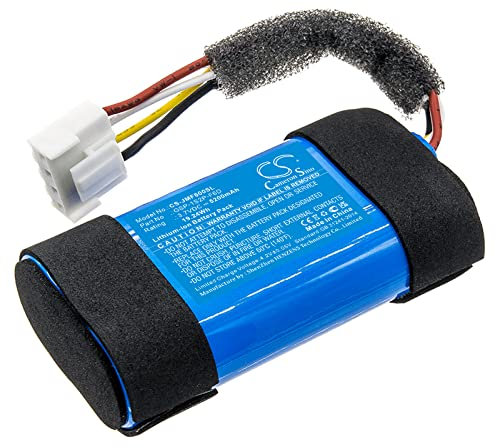 FYIOGXG Cameron Sino Batterie pour JBL Flip 6, JBLFLIP6BLUAM, JBLFLIP6REDAM JBL GSP-1S2P-F6D 5200 mAh / 19,24 Wh