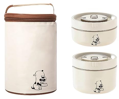 LANMOU Termo para Comida 900ml Taza Aislada de Acero Inoxidable para Alimentos Bebida Sopa Termo Térmico para Sólido y Líquido para Bebe Niños y Adultos Regalo para niños (550ml+350ml+bag)