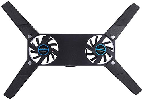 Nicfaky Rotatable USB Fan Cooling Pad Notebook Computer USB Fan Stand for 8-14 PC Laptop PC Computer Peripherals