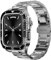 Metal Watch Band Custodia Proteggi Schermo per Apple Watch Serie 8 7 45mm Luxury Fashion Watch Strap Smartwatch Bracciale Anti Graffio