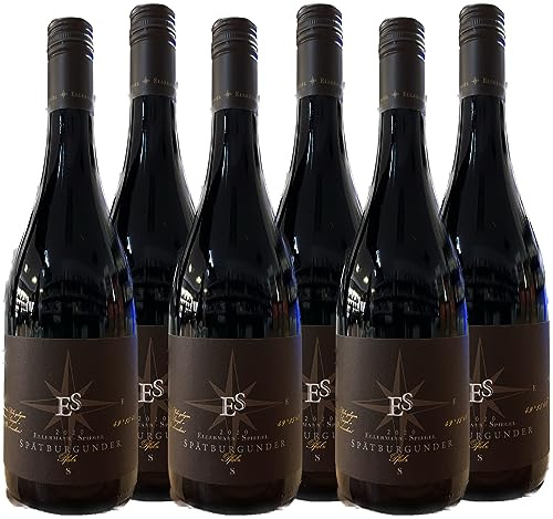 Ellermann-Spiegel -6x 0,75l. Spätburgunder Trocken 2020 - inkl. BOTTLEROCKET Untersetzer