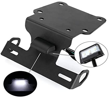 License Plate Holder Bracket For YAMAHA For Tenere 700 For XTZ700/ For RALLY T7 2019-2023 Motorcycle Tail Tidy Fender Eliminator LED Light Licence holder (Size : 60�25cm)