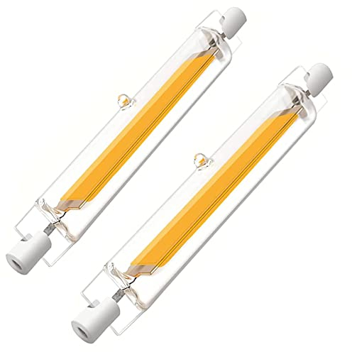R7S LED 118mm Dimmbar, R7S LED Lampe 20W, Naturweiß 4500K, 2000LM, Ersatz für 200W Halogenstäbe, LED Stablampen für Deckenfluter, Leselampen, 360° Abstrahlwinkel LED-Stab,2er Set