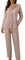 Ensembles De Pyjama Femme Manches Longues Col en V Sexy Boutonné Grande Taille Imprimé à Pois Coton Pyjama Pantalon Automne Et Hiver Respirant Doux VêTements De Nuit 2 PièCes