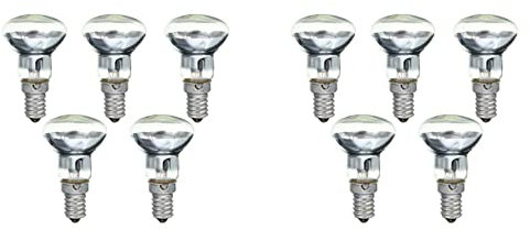 Fivetwofive Lava Lampe E14 R39 30W Strahler Schraube in Glühbirne Klarer Spot Glühbirnen Lava Glühlampe 10 Stücke
