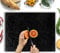 Kitchenville Glass Chopping Board 50x40 cm: Tempered Glass Worktop Savers for Kitchens, Durable, Scratch-Resistant, Heat-Proof - - Black Design