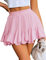 Avidlove Rock Damen Minirock Sexy Faltenrock Kurz Skirt Festival Outfit Rave Kleid Tüllrock Sommer Plisseerock Rosa S