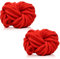 Duscdesp 500g(2 x 250g) Dicke Wolle Garn, Chenille Chunky Wolle Weiche Armstricken Wolle zum Stricken und Häkeln XXL Chenille Wolle Yarn für Decken, Kissen, Schals, Mützen (Rot)