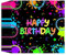 40 Stück Happy Birthday Party Servietten, Cocktail Servietten Einweg Bunte Thema Dekorationen Zubehör für Junge Mädchen Geburtstag Party Deko, 33x33cm