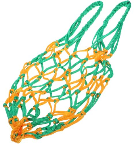 VOSAREA 2pcs Mesh Soccer Ball Bag Basketball Net Bag Drawstring Football Storage Multi-Function Sports Ball Holder