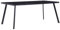 LLEZKBR Mesas de cocina y comedor, mesa de comedor, color negro, 160 x 80 x 75 cm, cristal templado