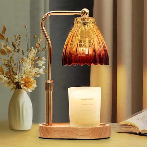 Candle Warmer Lamp with Timer and Dimming Function | Candle Warmer for Jar Candles, Birthday Gifts for Women and Moms, New Home Gifts, Vintage Home Decor, Wax Warmer Lamp