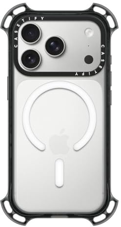 CASETiFY Bounce iPhone 17 Pro Hülle [Schutz vor Stürzen aus 6,5 m/Extrem Robust/MagSafe-kompatibel] - Schwarz