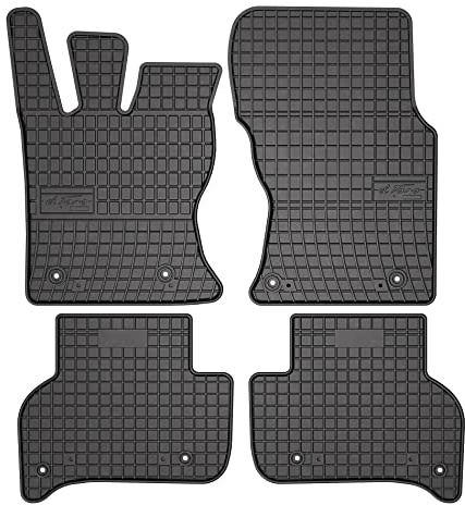 FROGUM EL Toro Gummimatten Ganzjähriges-Set von Autofussmatte Auto Fußmatten für Jaguar XE 2015-2024 | Beständiges Gummi Material | 1,5cm Schutzkante