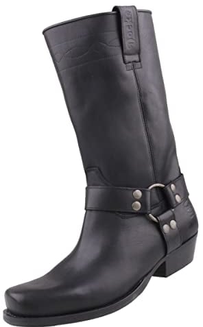 Dockers by Gerli Cowboy Boot Uomo Stivali Nero EU44 Pelle