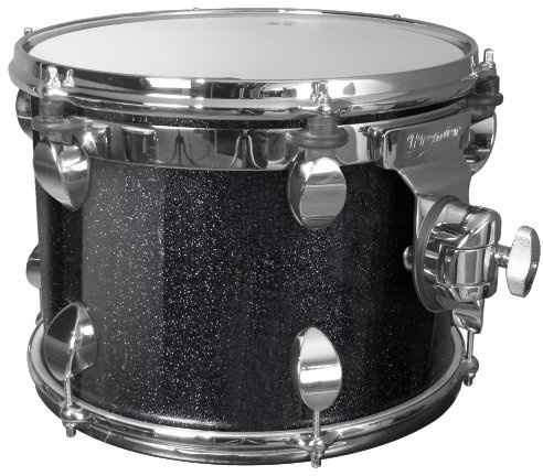 Premier Drums Series Elite 2833SPLBSX Schlagzeug-Set, Ahornholz, 33 x 20 cm, kurz, Standard-Tom, Schlagzeug-Set (Black Sparkle)