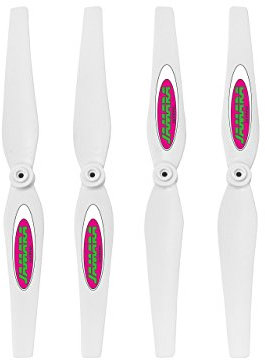 Jamara- Palas del Rotor para los Modelos Payload, 4 Piezas, Color Blanco, Small (423086)
