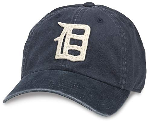 AMERICAN NEEDLE Archive Texas League Dallas Eagles Baseball Dad Hat (44740A-DAE-Navy)