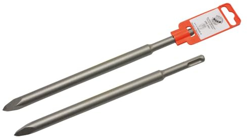 Dönges Hammer-Spitzmeißel 250 x 14 mm für SDS-PLUS Aufnahme (Spitzmeissel), am Klipp, für Beton, Estrich, Fliesen, Naturstein, Ziegelstein, Kalksandstein, uvm.