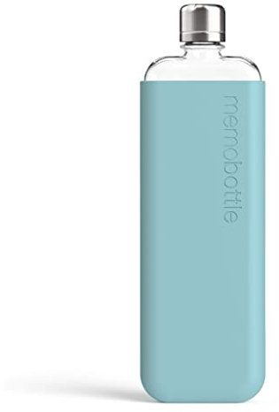 Silikonhülle für die SLIM-Memobottle – Hellblau | Sea Mist (Nur Hülle)