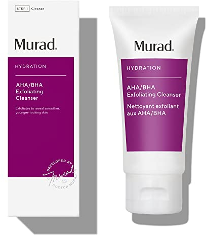 Murad AHA/BHA Exfoliating Facial Cleanser - Exfolierende Gesichtsreinigung mit Glycolsäure & Salicylsäure - Reduziert Pigmentflecken & Falten - Für alle Hauttypen