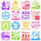 DPKOW 16pcs Ostern Schablonen für Kinder Basteln Ostern Karten Zeichnen, Kaninchen Hase Küken Osterei Schablonen für DIY Scrapbooking Basteln Projekt Ostern Kreative Aktivitäten Zubehör