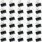 SZXMDKH 30 clip per raccoglitore, 25 mm, colore: nero