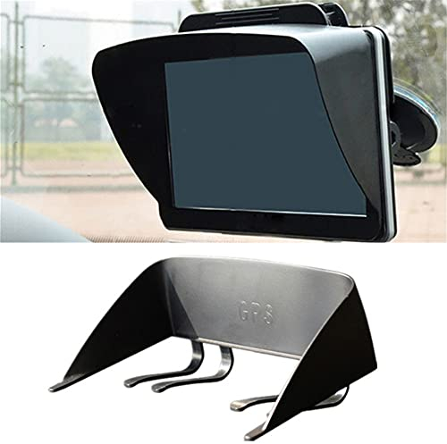 7 Zoll GPS Navigator Sonnenblende, Auto Navigation Blendschutz Sonnenschutz Anti Glare Cover Universal Blendschutz Visier ABS Blendschutz Reflexionsblocker für GPS Navigationsgerät Sonnenblende