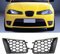 Linker rechter vorderer oberer Grill, schwarzer vorderer Stoßstangengrill, kompatibel mit Seat Cordoba 6L 2002-2009 ABS Durable linker und rechter Motorhauben-Stoßstangengrill