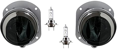 DM Autoteile 2350 Nebelscheinwerfer SET Smoke H7 kompatibel für Mercedes W211 S211 W204 S204 C209 A209 AMG
