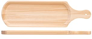 HOME Tagliere in Legno Faggio 15x50cm, Vassoio, Marrone