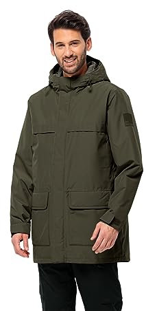 Jack Wolfskin Herren WINTERLAGER M Parka, Island Moss, XXL