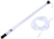 Tnfeeon Siphon-Pumpe, 44 cm, Vergrößertes Kaliber, Siphon-Kraftstoff-Handpumpe für Bier, Wein, Eimer, Ballonflasche mit Schlauch aus Kunststoff