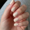 MouyouGlow Press on Nails Kurz,Square Rosa Nude Solid Blass Lila Schwarz Linie Glitzer Fake Nails Kunstnägel mit Nagelkleber,Glossy Einfarbige Künstliche Fingernägel