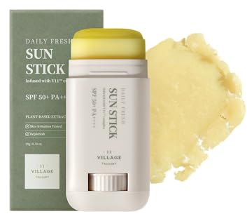 [VILLAGE 11 FACTORY] DAILY FRESH SUN STICK (20g) Koreanische Hautpflege – Sonnenstift – hellt den Teint auf – spendet Feuchtigkeit – Anti-Aging – mattiert – praktisch und einfach mitzunehmen