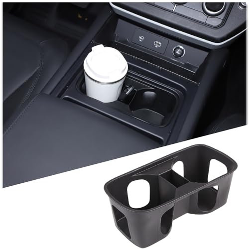 HIRUFAIT TPE Cup Holder Coasters Compatible with Land Rover Defender 2022 2023 2024 Accessories, Center Console Cup Holder Insert Coaster (2022-2024)