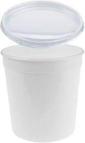 TELEVASO - 50 uds - Envase recipiente rectangular para comida + tapa separada - Capacidad 1000 ml - Polipropileno (PP) traslúcido - Contenedores desechables con tapa, apto para microondas