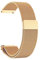 BaiJ Edelstahlarmband für Uhr, Mesh Gewebe Metall Edelstahl Uhrenarmbänder mit Magnetverschluss Schnellspanner Armband Ersatzarmband Kompatibel Smart Watch fur Herren und Damen, 22mm Gold