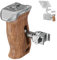 NEEWER Wooden Side Handle Grip with NATO Clamp, 1/4 & 3/8 Threads for ARRI, Cold Shoe, Vertical Adjustment, Compatible with SmallRig Camera Cage NEEWER Video Rig, Max Load: 22lb/10kg, CA100