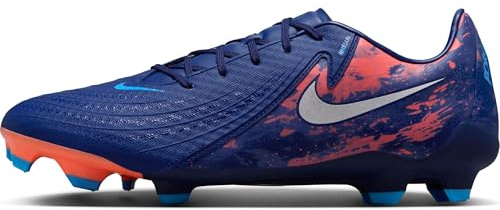 Nike Men's Phantom GX II Academy FG/MG 'Erling Haaland' Football Shoe, Blue Void/Chrome, 9