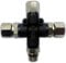 JUNIERS Airbrush 3-fach Luftdruck-Verteileradapter für Airbrush Pistole – Kompressor Schlauchadapter Splitter, 1/8