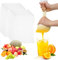 Nussmilchbeutel - 8 Stück Wiederverwendbare Passiertuch 20 × 30 cm Feingewebt Nylon Filterbeutel Bio Waschbar mit Kordelzug für Nussmilch, Käse, Kaffee, Joghurt, Fruchtsaft