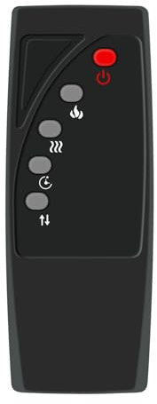 Replacement Fireplace Remote Control Compatible with Innoflame 4777 BTU Electric Fireplace Heater