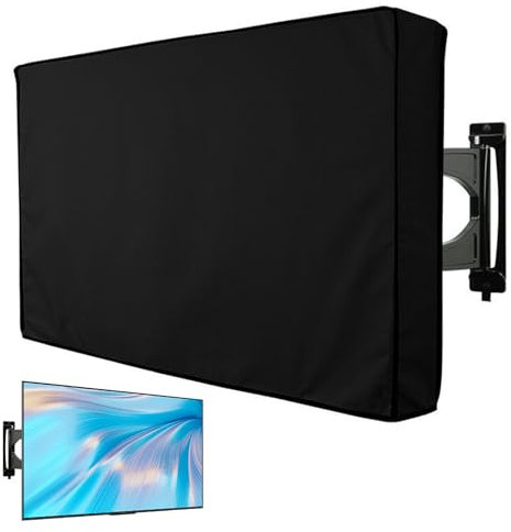 GBKDQQ Funda para TV de 40 a 42 pulgadas, cubierta de protección de pantalla 210D Oxford de PVC, resistente, universal, resistente al agua, para televisores exteriores