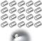 LEIBOCHAO 20 Pezzi Mini Luci LED, Mini LED a Batteria, Piccola Luce LED a Batteria per Decorazione, Piccola Lampada LED per Casa Delle Bambole, Mini LED Wireless (Luce Bianca)